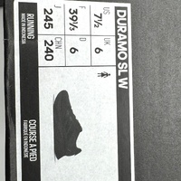 Adidas Duramo SL Shoes Black IF7870 Ladies US 7.5 Running Sneakers