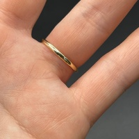 Ladies 9ct Yellow Gold Red Gemstone Ring