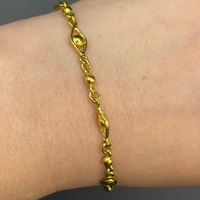Ladies 24ct Yellow Gold Fancy Link Bracelet