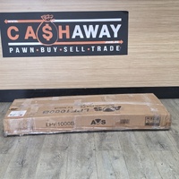 AVS LPF1000B Universal Flat Pack TV Stand Black 42 Inch 1000x380x450mm