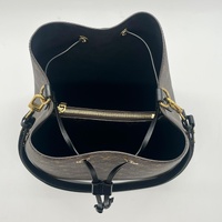 Louis Vuitton NeoNoe M44020 Monogram Bucket Bag Brown Black Crossbody