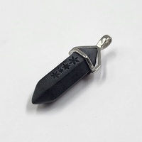 Unbranded 7-Piece Role-Playing Game Die Set With crystal shaped Pendant Pre-owned