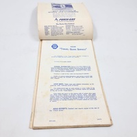 1972 NRMA Travel Guide Richmond to Adelaide via Sturt Highway Vintage Map