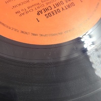 AC/DC Dirty Deeds Done Dirt Cheap 1987 Reissue Australian Vinyl LP APLP-020