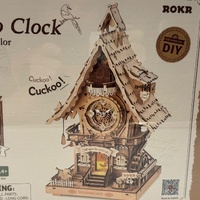 Robotime ROKR LC901 Cuckoo Clock 3D Wooden Puzzle DIY Kit 435pcs Chime