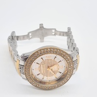 Marc Ecko The King E17533G2 Mens Watch Gold Silver Two Tone Crystals