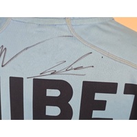 Sydney Roosters Signed Training Jersey Size L NRL Rugby League Autographed