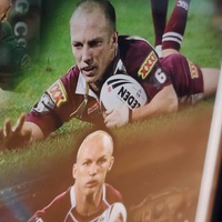 Darren Lockyer Memorabilia Framed Limited Edition 404/499 COA Broncos