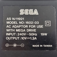 Sega Mega Drive AC Power Mains Adapter Model 1602-03