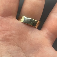 Ladies 9ct Yellow Gold Fancy Natural Diamond Ring