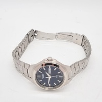 Citizen Mens Watch 1102-S068045 Blue Dial Day Date Stainless Steel Quartz 39mm