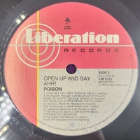 Poison Open Up And Say... Ahh! 1988 LP Vinyl Record