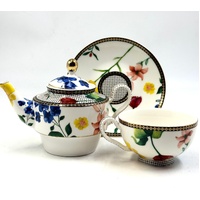 Maxwell & Williams Teas & Cs Contessa Tea For One Tea Set Porcelain Floral