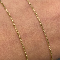 Ladies 9ct Yellow Gold Belcher Link Necklace