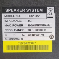 LG FB162 Mini Home Theatre CD DVD Player USB AUX Radio