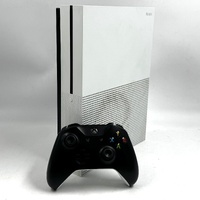 Microsoft Xbox One S Digital Console White 1681 with Controller and Leads