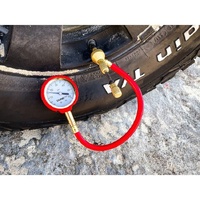 Dune 4WD Big Red Tyre Deflator Gauge Case Beach Recovery Off Road