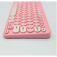 Anko Pink 3 in 1 Wireless Keyboard Mouse Mat USB Dongle Set JLR-78483