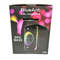 BlueAnt X5i 120 Watt Portable Party Speaker with Two Wireless Microphones