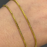 Unisex 21ct Yellow Gold Fancy Link Necklace