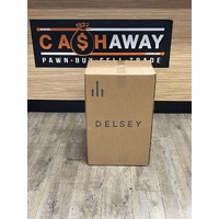 Delsey Lutece SE 00380280100 55cm Lightweight Expandable Carry On Suitcase Black