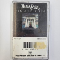 Judas Priest Sin After Sin Cassette Tape Heavy Metal Classic