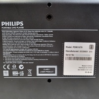 Philips PD9010/79 Portable DVD Player 9 Inch LCD Screen USB AV