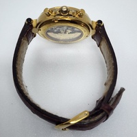 Stauer DS14685 Mens 27 Jewels Moon Phase Automatic Watch Gold 39mm