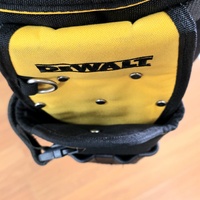DeWalt Leather Tool Belt with Pouch Hammer Loop and Drill Holster
