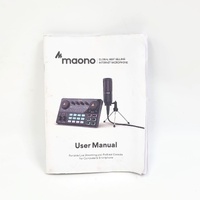 Maonocaster Lite Podcast Console AU-AM200 with Microphone and Manual