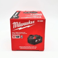 Milwaukee M18 18V RedLithium-Ion 5.0Ah Extended Capacity Battery Pack M18B5