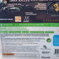 Dark Souls II 2 Black Armour Edition Steelbook Xbox 360 PAL Game OST