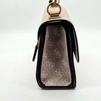 Guess Alexie Crossbody Flap Opening Rose with Logo Handbag Pink
