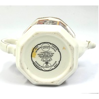 Sadler King Henry VIII and His Six Wives Vintage Ceramic Teapot England