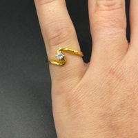 Ladies 18ct Yellow Gold Diamond Ring