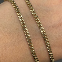 Unisex 9ct Yellow Gold Curb Link Necklace