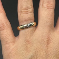 Unisex 9ct Yellow Gold Band Ring