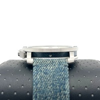 Diesel DW1001 Axial Stainless Steel Smartwatch with Denim Blue Strap