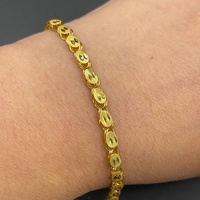 Ladies 21ct Yellow Gold Fancy Link Bracelet