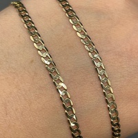 Unisex 9ct Yellow Gold Curb Link Necklace