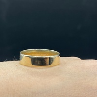 Unisex 9ct Yellow Gold Plain Wedding Band Ring