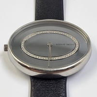 Georg Jensen Design Vivianna 322 Oval Watch with Diamonds Swiss Quartz