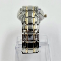 London Fog Camden 40mm Womens Watch LF024TTYG Gold Silver Bracelet