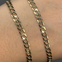 Unisex 9ct Yellow Gold Curb Link Necklace