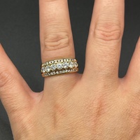 Ladies 9ct Yellow Gold Cubic Zirconia Ring