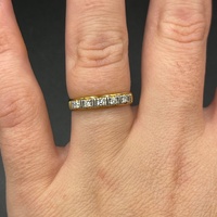 Ladies 18ct Yellow Gold Diamond Band Ring