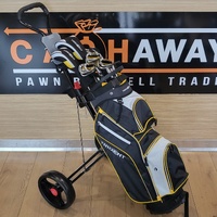 Trident XT7 Golf Club Set with Cart Bag and Headcovers Package