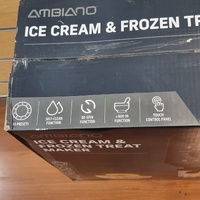 Ambiano Ice Cream Maker and Frozen Dessert Machine IA0000406