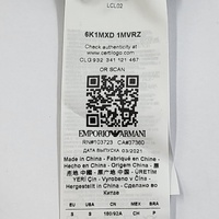 Emporio Armani Men's Black Ribbed Knit Crewneck Sweater Size S Authenticated CLG