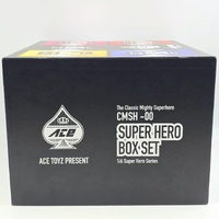 Ace Toyz CMSH-00 Classic Mighty Superhero Figure Box Set - Power Rangers - Includes Exclusive Combined Weapon